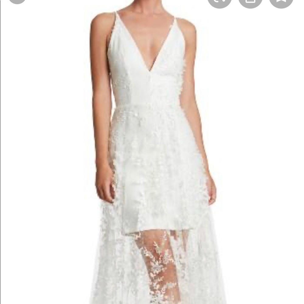 White lace dress